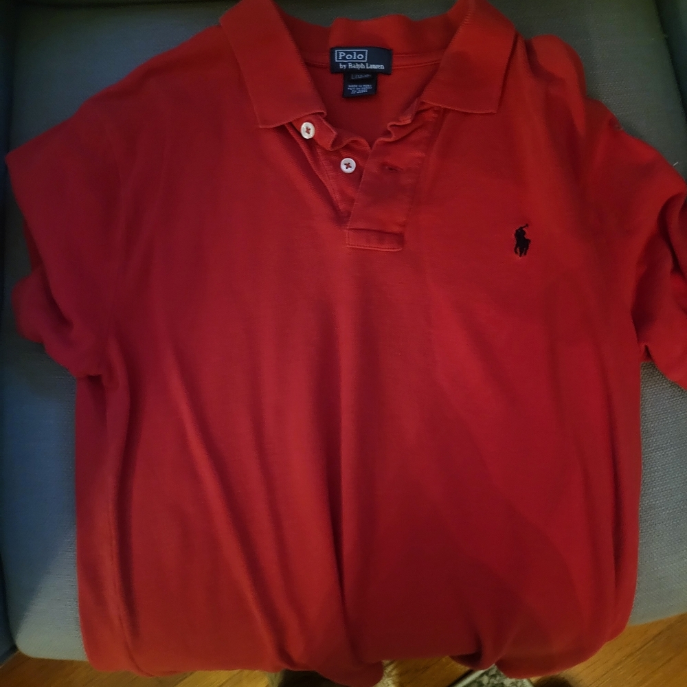 Boys Red Polo Shirt
